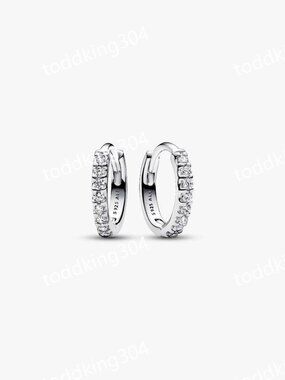 Sparkling Huggie Hoop Earrings